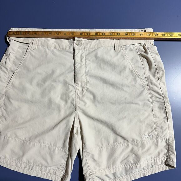 HUK Shorts Men's XXXL 3XL Rogue Quick Drying Performance Fishing Beige Cream - Picture 10 of 12